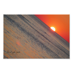 Twist on a Sunset Photo Print