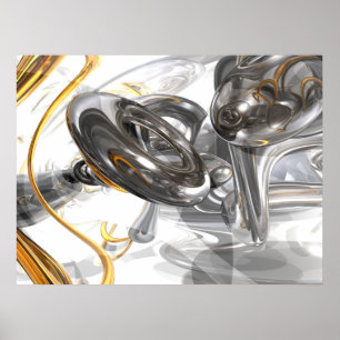 Twisted Abstract Poster