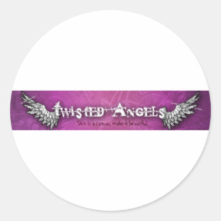 Twisted Angels logo stickers
