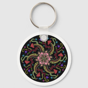 Twisted Arrows Key Ring