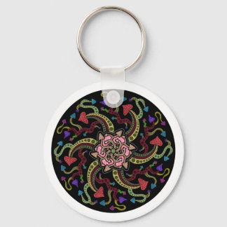 Twisted Arrows Key Ring