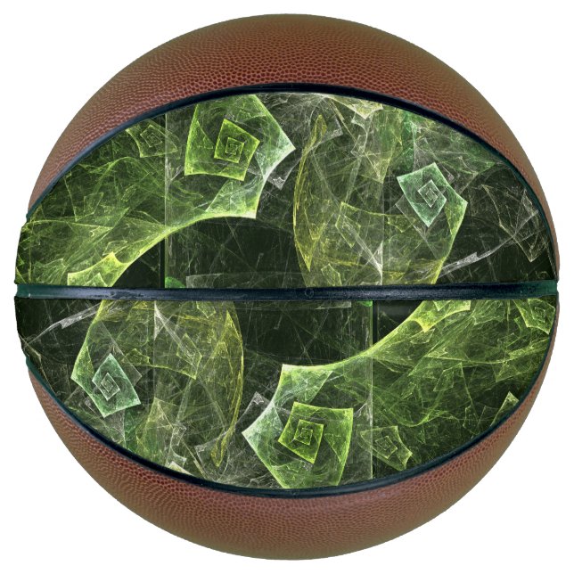 Twisted Balance Abstract Art Basketball (Front)