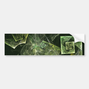 Twisted Balance Abstract Art Bumper Sticker