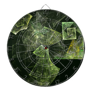 Twisted Balance Abstract Art Dartboard