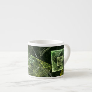 Twisted Balance Abstract Art Espresso Mug