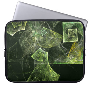 Twisted Balance Abstract Art Laptop Sleeve