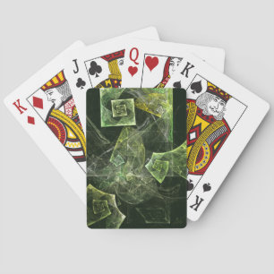 Twisted Balance Abstract Art Playing Cards