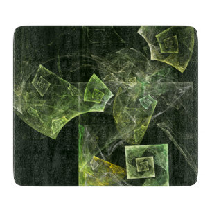 Twisted Balance Abstract Art Rectangle Cutting Board