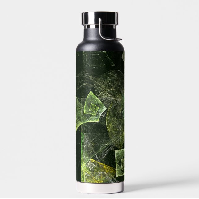 Twisted Balance Abstract Art Water Bottle (Left)
