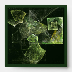 Twisted Balance Fractal Geometry Light Abstract Envelopes