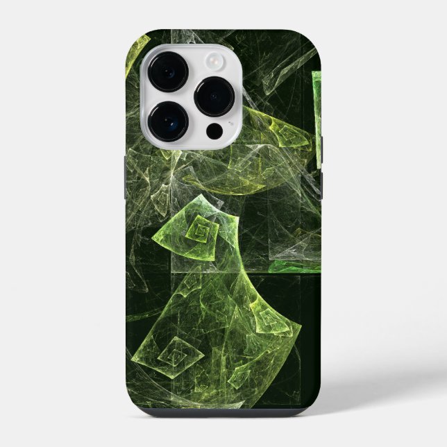 Twisted Balance Fractal Geometry Light Abstract iPhone Case (Back)