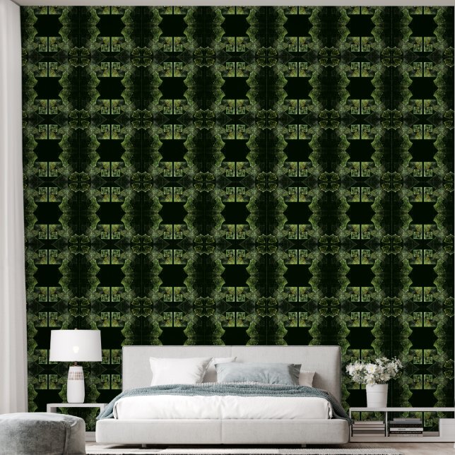 Twisted Balance Fractal Geometry Light Abstract Wallpaper (Bedroom)