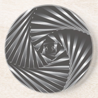 Twisted – Black Steel Coaster