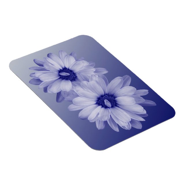 twisted blue petals magnet (Right Side)