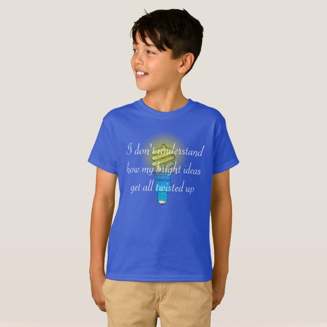 Twisted Bright Ideas T-Shirt (Front Full)