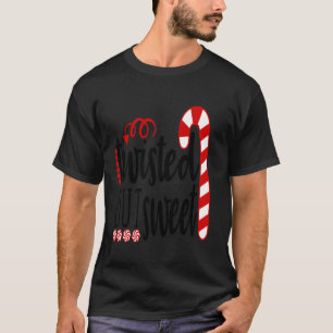 Twisted But Sweet Funny Christmas Candy Cane Shirt