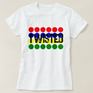 Twisted Colourful Classic Vintage Gaming Fashion   T-Shirt