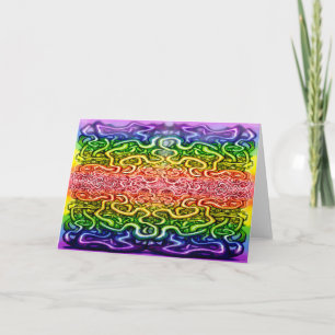Twisted Double Rainbow Card