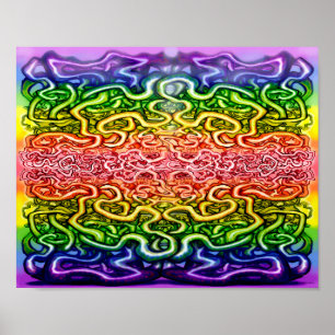 Twisted Double Rainbow Poster