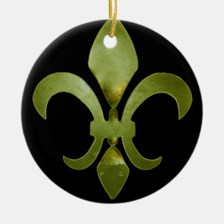 Twisted Fleur de Lis Ornament