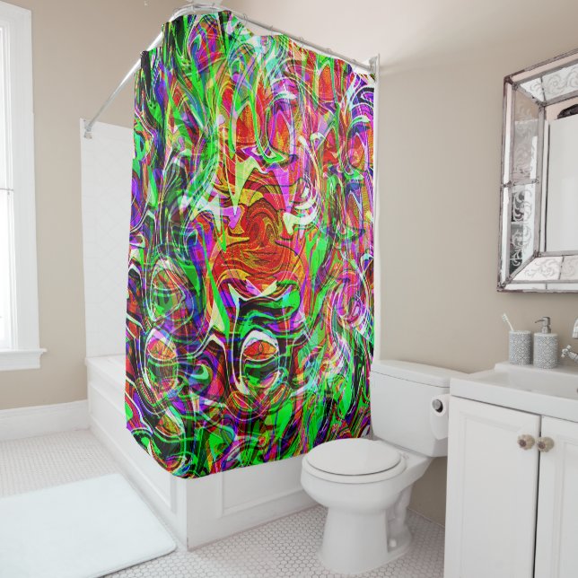 Twisted&Flowing..... Shower Curtain (In Situ)