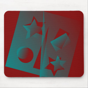 twisted geometry mouse pad