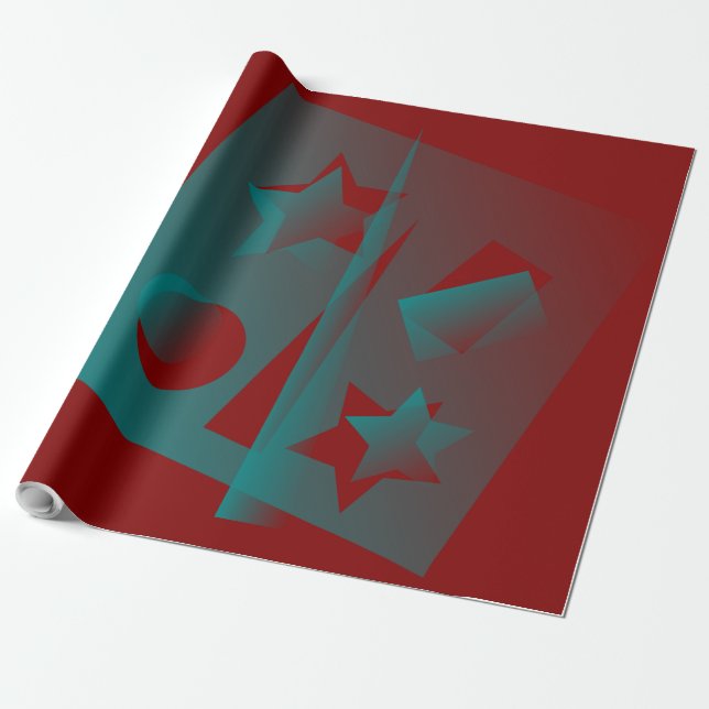 twisted geometry wrapping paper (Unrolled)