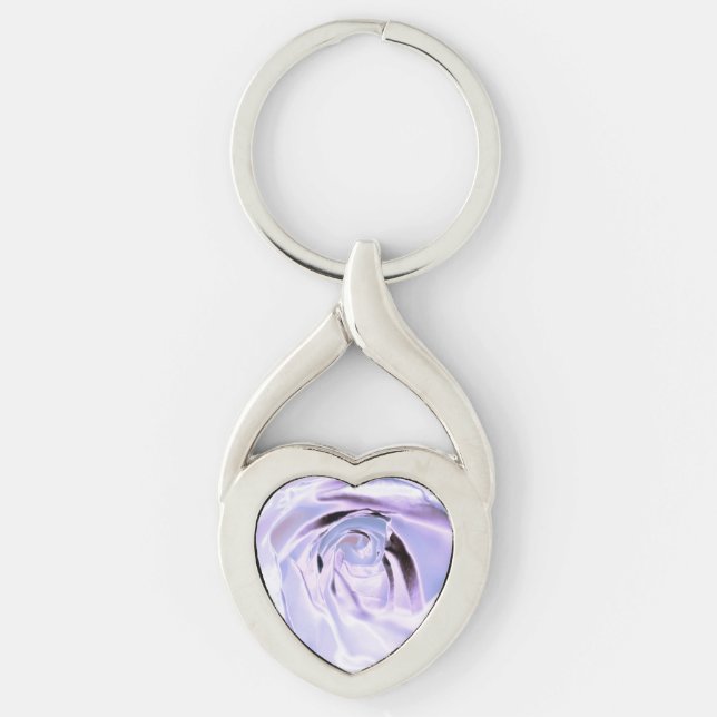 Twisted Heart Metal Keychain (Front)