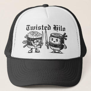 twisted hilo sushi fight trucker hat