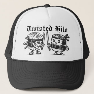 twisted hilo sushi fight trucker hat