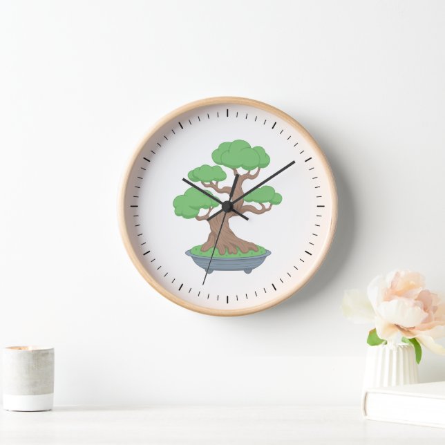 Twisted Japanese Bonsai Tree Clock (Home)