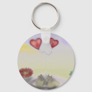 Twisted kites key ring