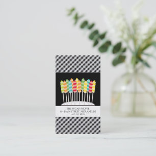 Twisted Lollipops Candy Shop Business Cards
