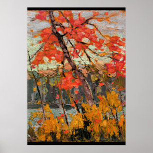 Twisted Maple, fine art painting Poster