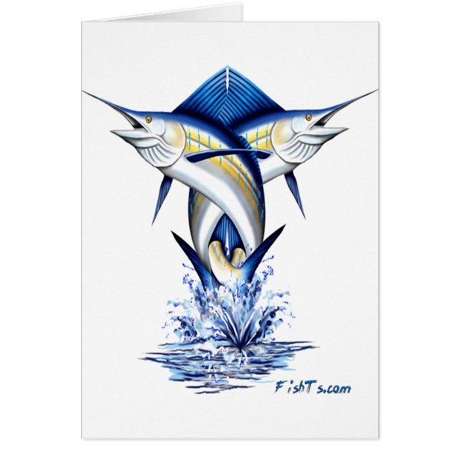 Twisted Marlins Jumping (Front)