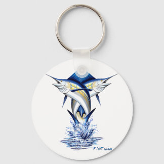 Twisted Marlins Jumping Key Ring