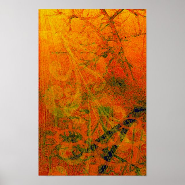 Twisted Oak Swirled Poster (Front)