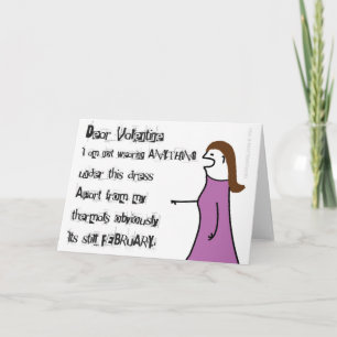 Twisted Peel Quirky Valentines Day Card