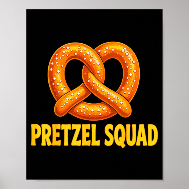 Twisted pretzel lover squad  poster (Front)