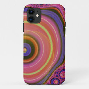 twisted rainbow fractal iphone 11 case