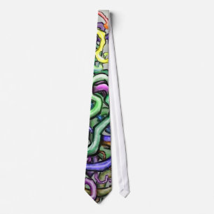 Twisted Rainbow Vines Tie