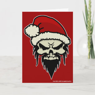 Twisted Santa Christmas Card