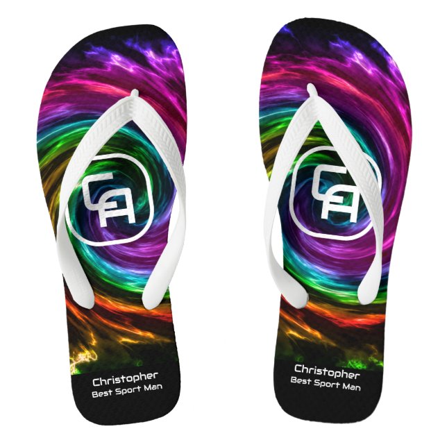 Twisted Smoke Monogram Multicolors Thongs (Footbed)