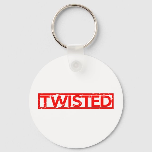 Twisted Stamp Key Ring (Front)