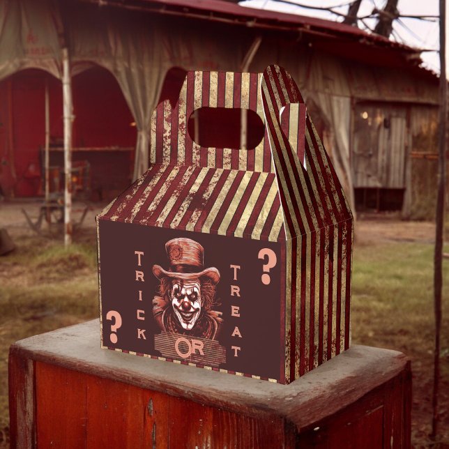 Twisted Trickster scary clown Favour Box (Creator Uploaded)