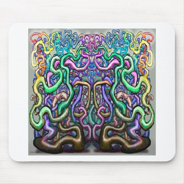 Twisted Vines Mouse Pad (Front)