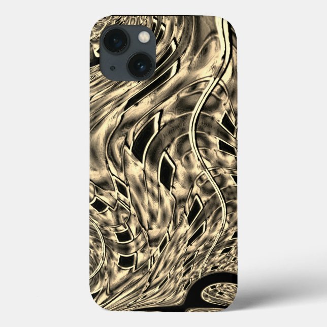Twisted with a dark beige tone, mirror Case-Mate iPhone case (Back)