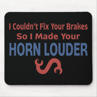 Twisted Wrench - Brakes & Horn Mouse Pad