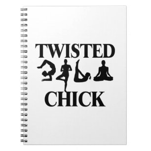 Twisted Yoga Chick Notebook