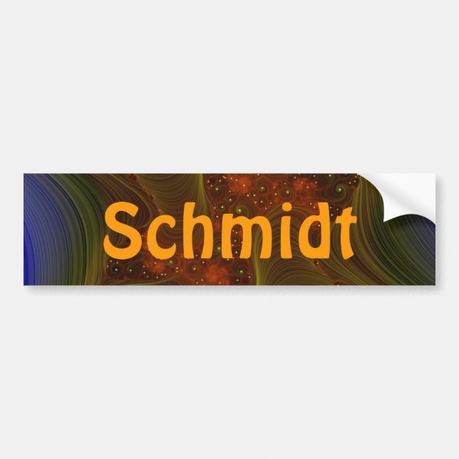 twister-fractal, Schmidt Bumper Sticker (Front)